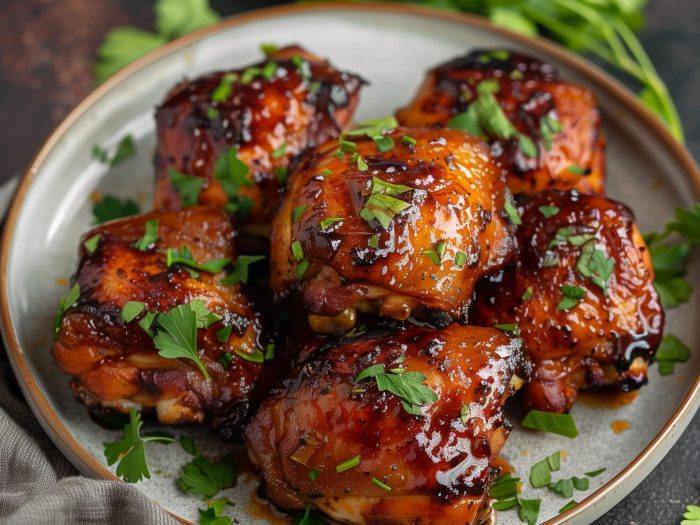 BBQ-Hähnchen im Ofen
