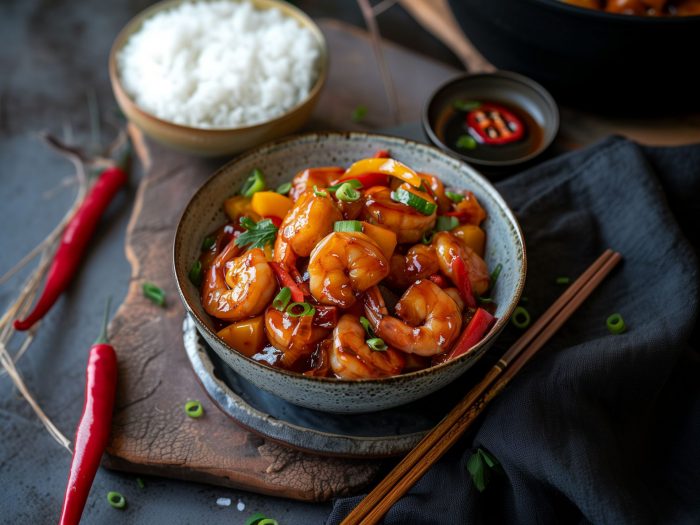 Süß-Saure Shrimps
